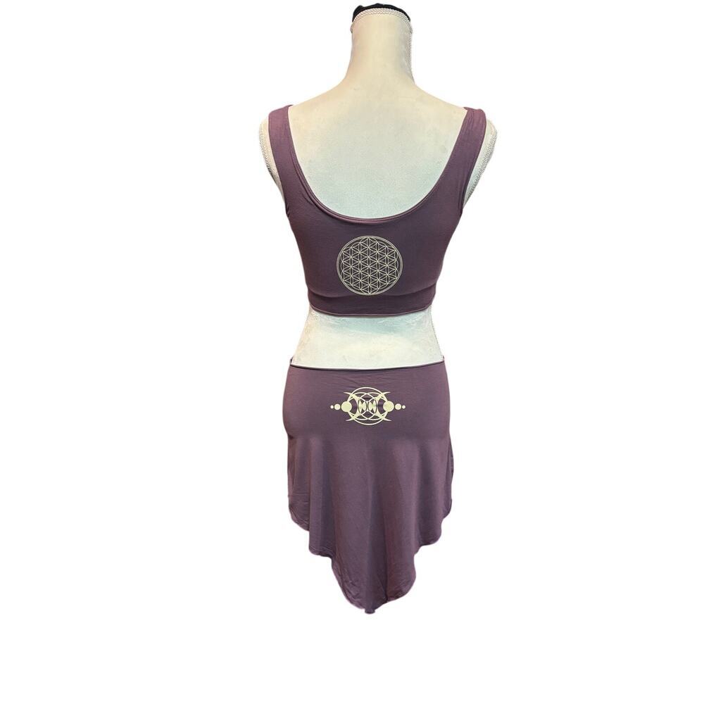 Boho Dusty Purple Festival Dress O/S